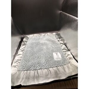 Little Giraffe Sage Green Sherpa Satin Trim Security Blanket Lovey 15" RARE USA
